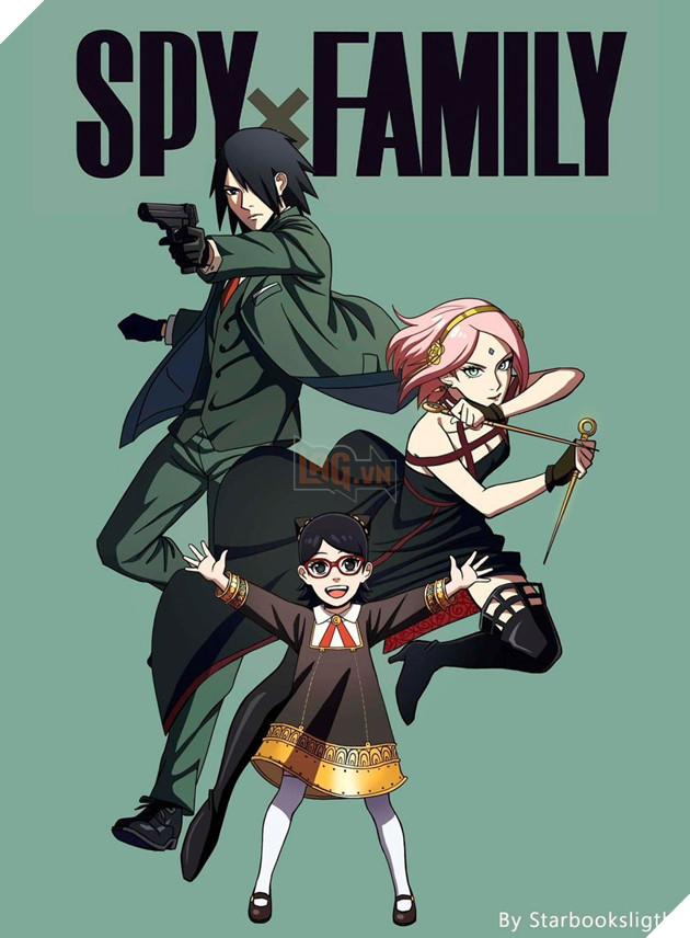 Fanart Spy X Family naruto