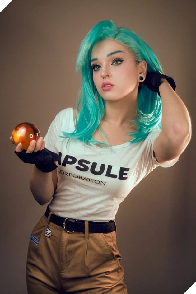 Cosplay bulma android 18 và goku phiên bản nữ
