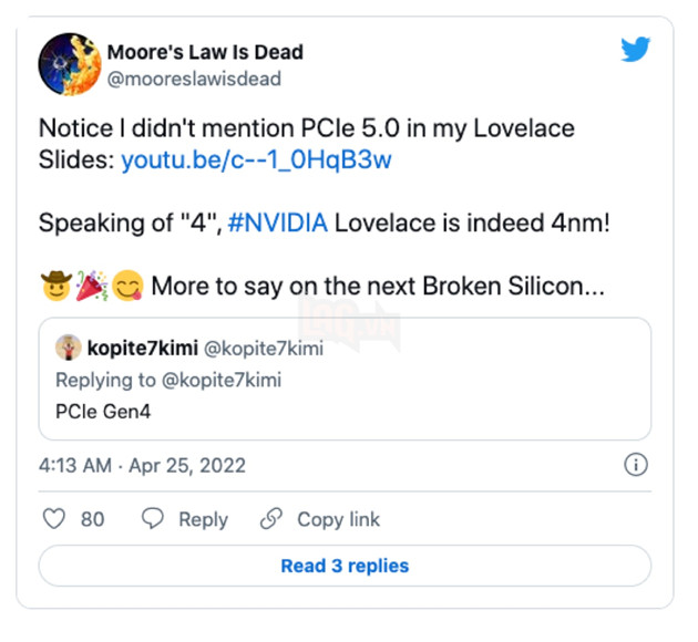 Moore's Law Is Dead xác nhận GPU Ada Lovelace của NVIDIA đè bẹp RDNA 3 của AMD