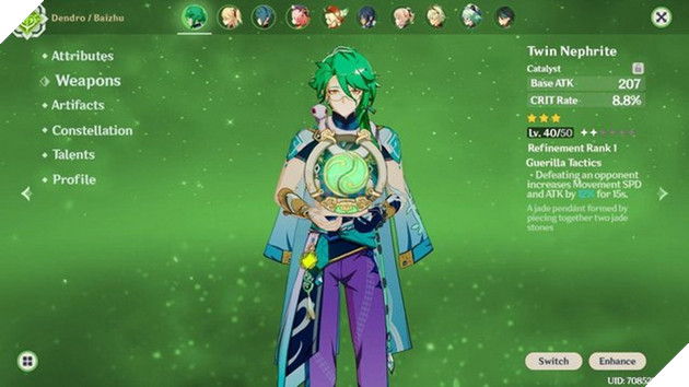 Baizhu hệ Thảo Genshin Impact