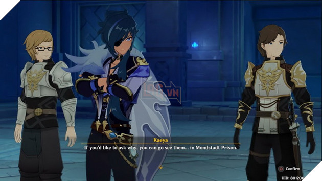 Quá khứ của Kaeya Genshin Impact