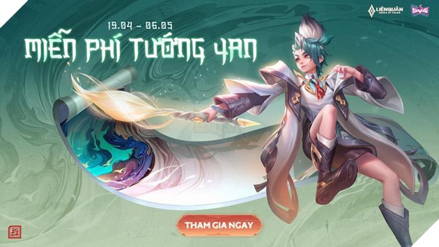 Lien Quan Mobile launched a storm of gifts for gamers during the holiday of April 30 - May 1 2
