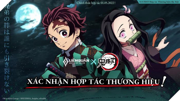Tanjiro and Nezuko visit the Alliance for a special collaboration during the 5V5 Festival