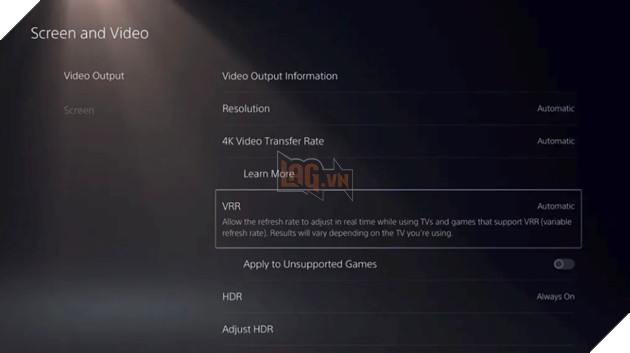 Sony bắt đầu triển khai Công nghệ VRR trên PS5 trong tuần này 2