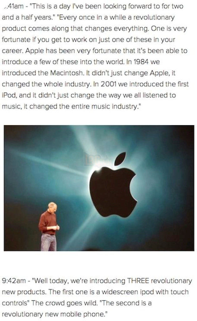 Steve Jobs ra mắt iPhone 2007