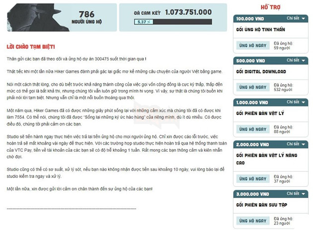 Dự án game bắn súng thuần Việt 300475 của Hiker Games dừng bước trong tiếc nuối 2