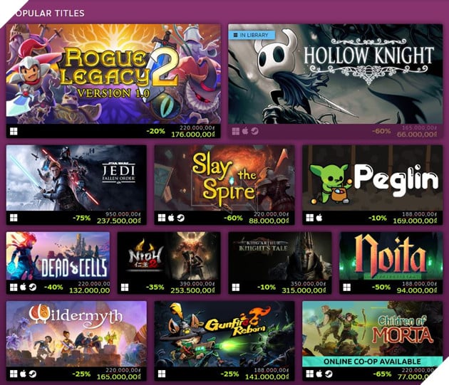 Steam bắt đầu sự kiện Going Rougue, hàng loạt game siêu khó giảm giá 4