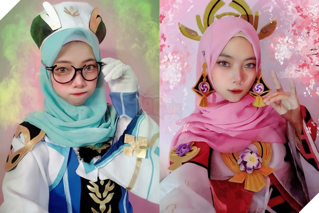 Genshin Impact: Cosplayer hóa thân thành các nhân vật nữ theo chủ đề ngày lễ Lebaran