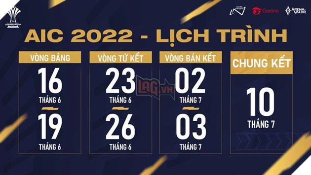 Arena of Valor International Championship AIC 2022, chính thức trở lại vào ngày 2 tháng 6