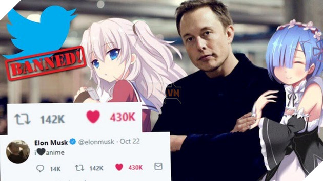 Elon Musk lo sợ rằng một ngày nào đó sẽ không có anime vì tỷ lệ sinh của Nhật Bản quá thấp.