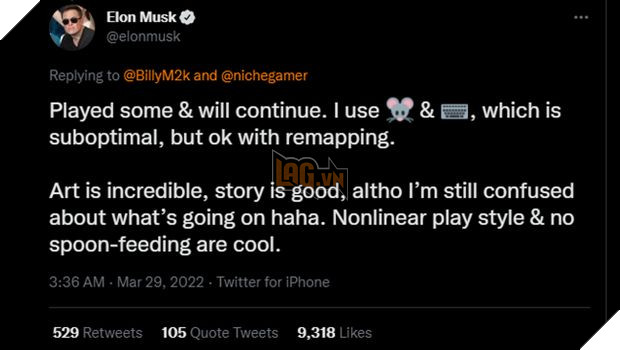 Học cách lên đồ Elden Ring của Phù thủy Tối thượng Elon Musk trên Twitter