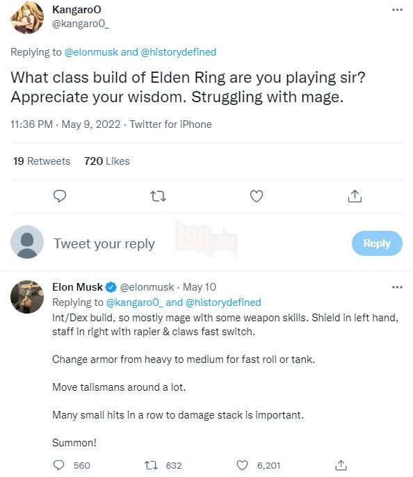 Tìm hiểu cách tạo Nhẫn Elden cho phù thủy giỏi nhất Elon Musk trên Twitter 3.