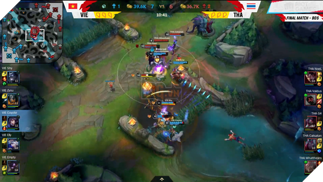 ĐT Tốc Chiến Việt Nam mang HCV về cho nước nhà sau chiến thắng trước Thái Lan ở trận chung kết 3