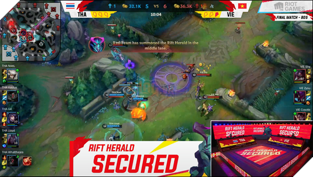 ĐT Tốc Chiến Việt Nam mang HCV về cho nước nhà sau chiến thắng trước Thái Lan ở trận chung kết 6