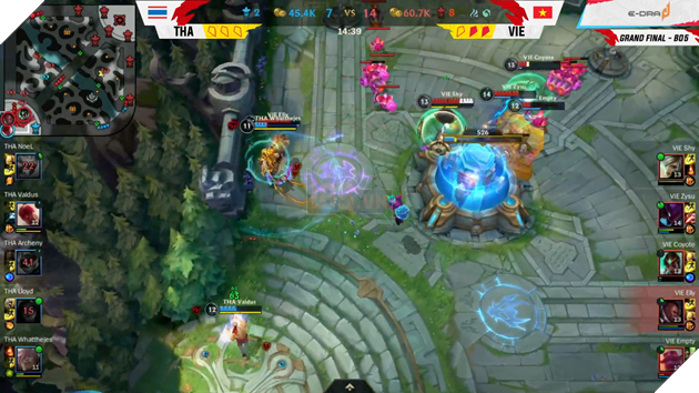 ĐT Tốc Chiến Việt Nam mang HCV về cho nước nhà sau chiến thắng trước Thái Lan ở trận chung kết 9