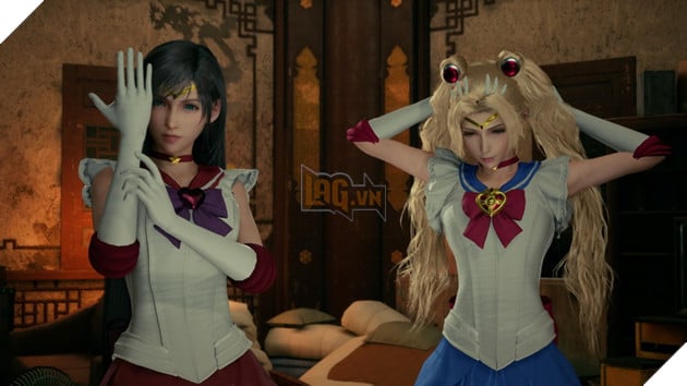 Final Fantasy VII Remake mod thủy thủ mặt trăng sailor moon