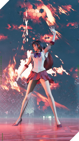 Final Fantasy VII Remake mod thủy thủ mặt trăng sailor moon