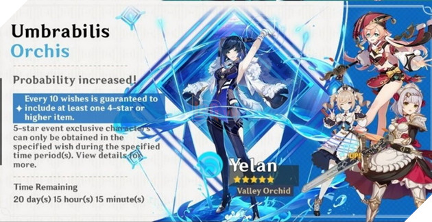 Genshin Impact: Banner 2.7 chính thức hé lộ kèm ngày ra mắt cho Yelan và bản 2.8 sắp tới