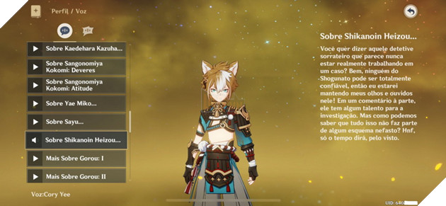 Leaker hé lộ lối chơi của Shikanoin Heizou Genshin Impact