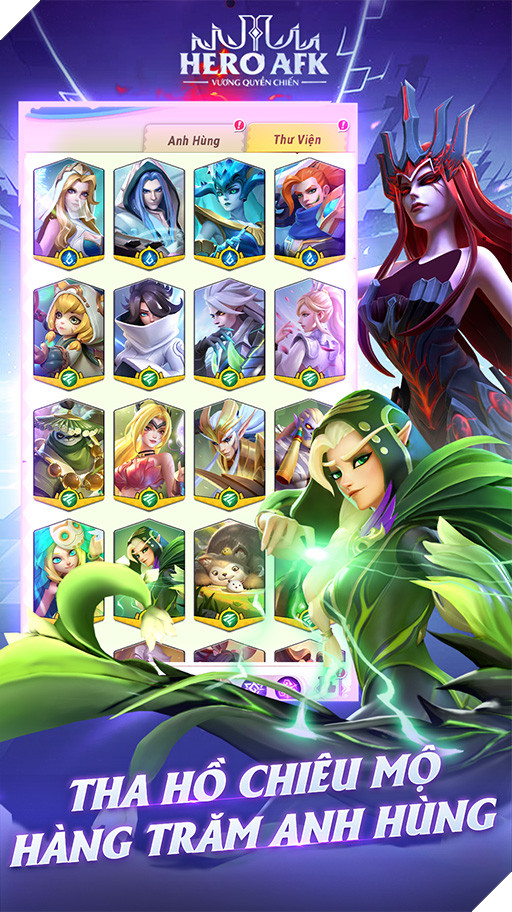 Hero AFK: Vương Quyền Chiến - Chiêu mộ tướng xịn dễ như trở bàn tay 2