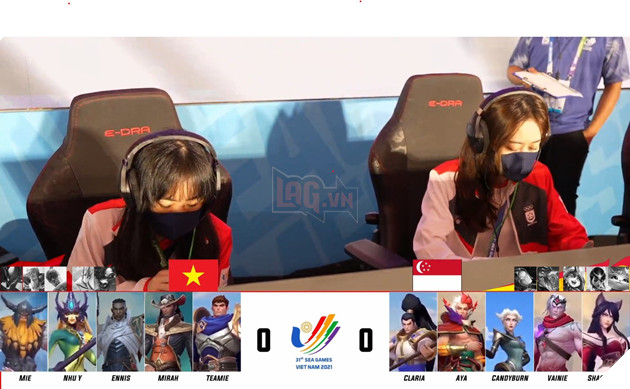 Tốc chiến nữ Việt Nam thất bại trước Singapore trong trận bán kết 2 tại SEA Games 31