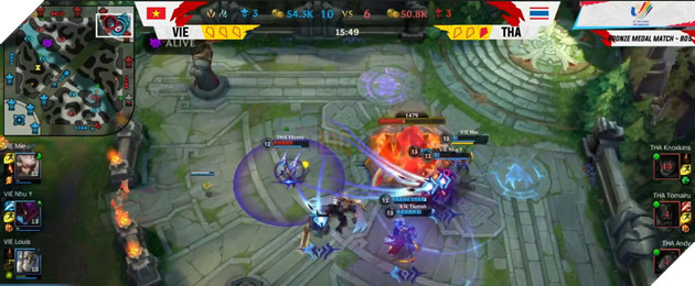 Tốc chiến nữ Việt Nam - Thái Lan sea games 31 - 6