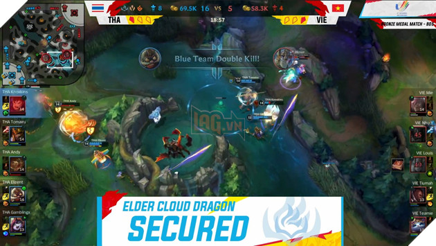 Tốc chiến nữ Việt Nam - Thái Lan sea games 31 - 9