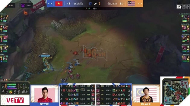 Việt Nam - Malaysia LMHT 2 - 3