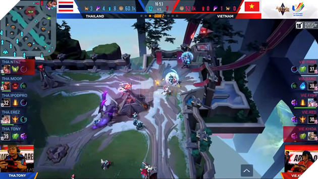 Thái Lan - Việt Nam Bán kết liên quân seagames 31 - 6