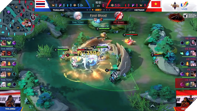 Thái Lan - Việt Nam Bán kết liên quân seagames 31 - 4