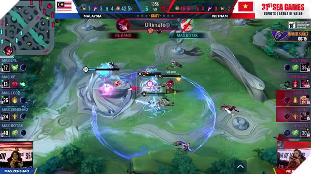 Malaysia Việt Nam Liên Quân Seagames 31 bán kết - 4