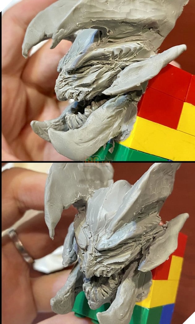 Vì quá yêu thích Garou nên tác giả One Punch Man đã nặn một phiên bản đất sét Garou ở hình dạng mới 3