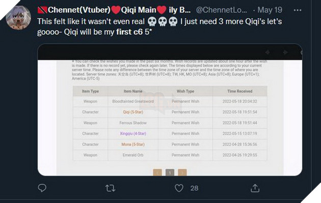 Cộng đồng Genshin Impact lại kéo phong trào khoe First C6 mới khá vui nhộn 5
