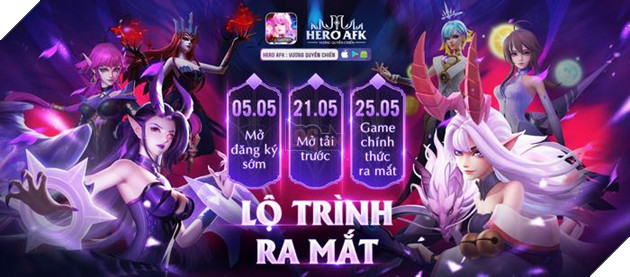 VNGGames chốt ngày ra mắt Hero AFK: Vương Quyền Chiến