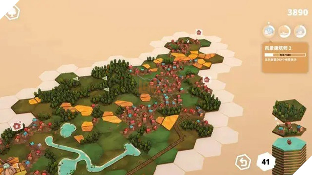 game xếp hình Dorfromantik cực hấp dẫn