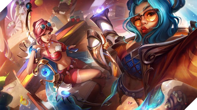 lmht trang phục nhạc hội bãi biển 2022, skin bel'veth phản diện