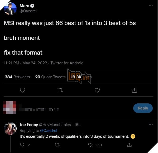 msi 2022 nhồi nét 66 trận BO1