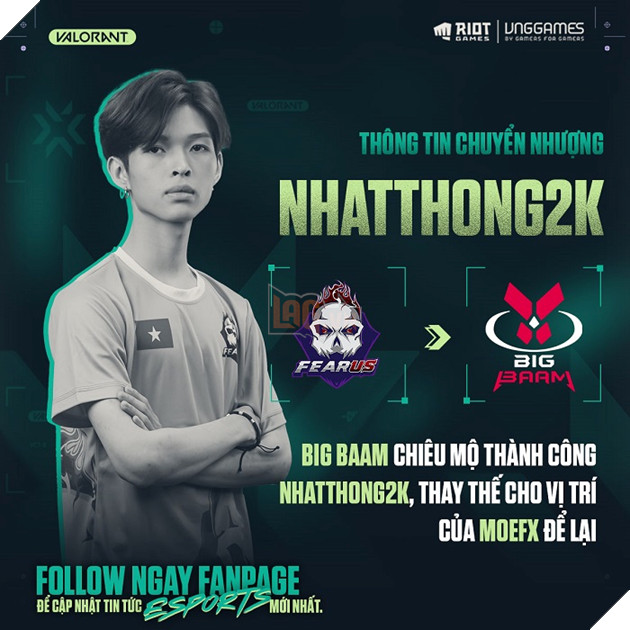 Nhatthong2K bùng nổ trước Ronin, tự tin cùng Big BAAM đoạt chức vô địch VCT Stage 2: Challengers Vietnam 2