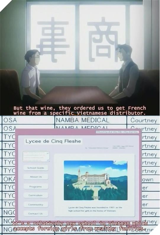 việt nam trong anime blood+