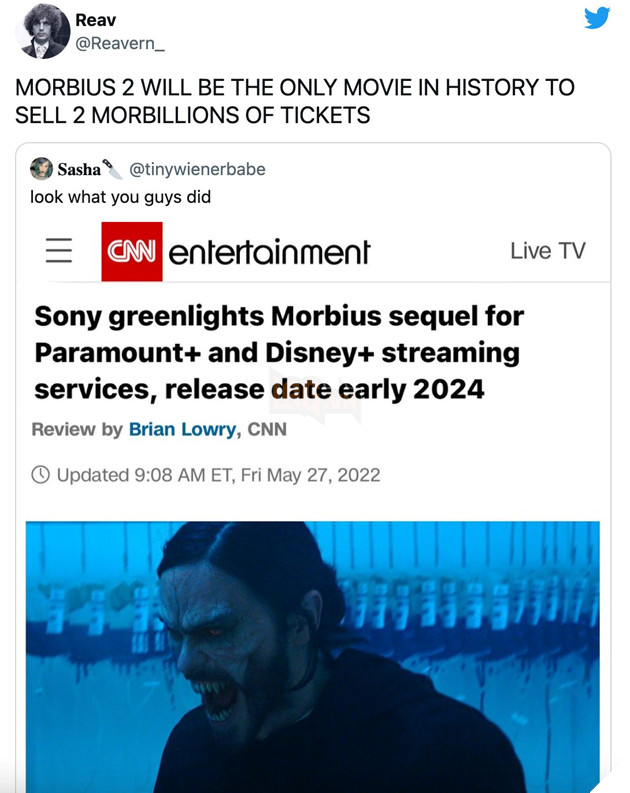 Meme Morbius là gì ? Tại sao nó bỗng nhiên trở nên vô cùng nổi tiếng trên mạng xã hội 4