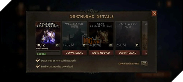 Game thủ Diablo Immortal phẫn nộ khi vô tình bị mất gói tài nguyên đã tải trước đó