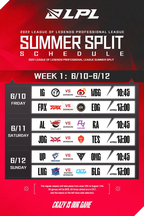LPL mùa Hè 2022 2