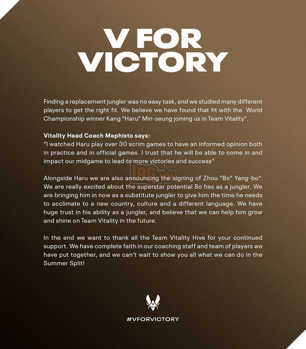 Đội tuyển LMHT Vitality thay đổi nhân sự trước thềm LEC mùa Hè 2022 4
