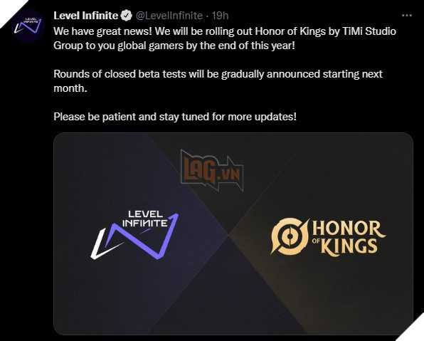 Vương Giả Vinh Diệu chiếm sóng LQM