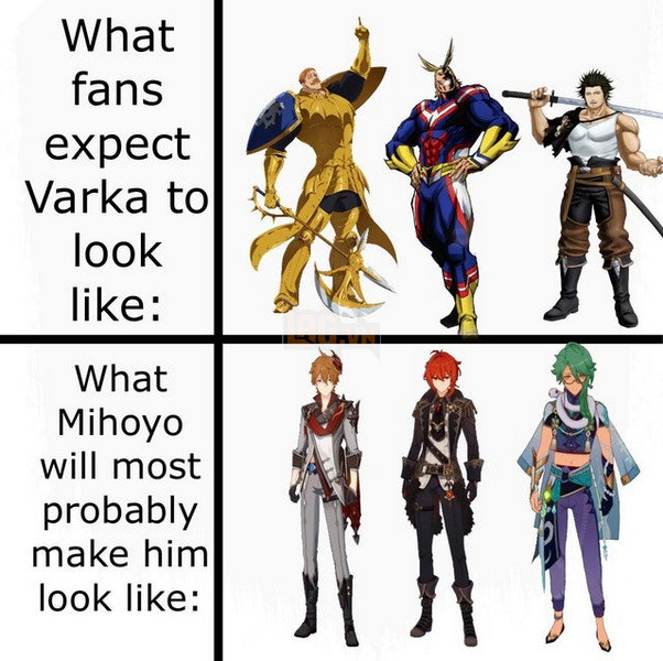 Genshin Impact: Leaker hé lộ thông tin về Varka Kỵ Sĩ Sói Bắc Phong sắp tới cùng nhiều nhân vật mới tại Mondstadt 5