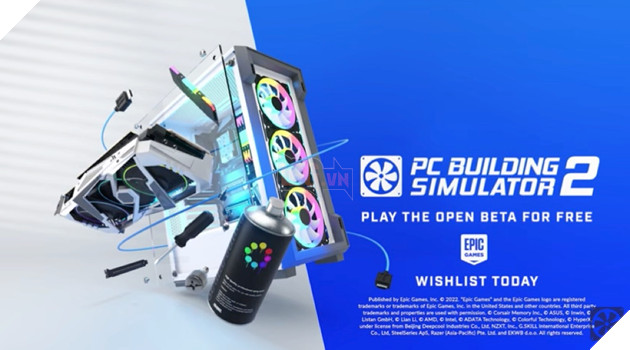 PC Building Simulator 2 mở phiên bản beta trên Epic Game Store