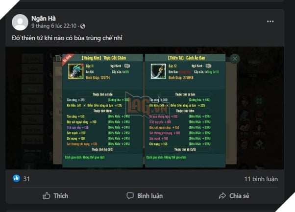 Tủ đồ mới của game thủ Võ Lâm Truyền Kỳ 1 Mobile có gì?