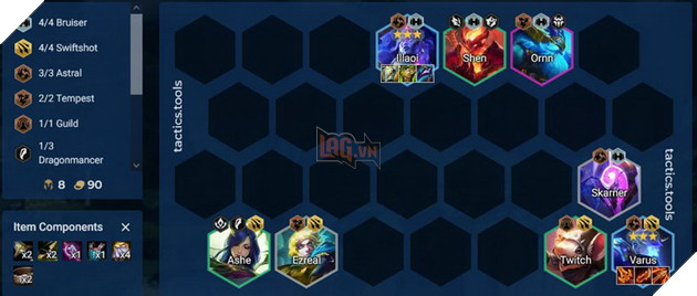 DTCL Mùa 7: Hướng dẫn Top đội hình Thượng Long hỗn hợp mạnh nhất bản 12.12 Rank Cao Thủ