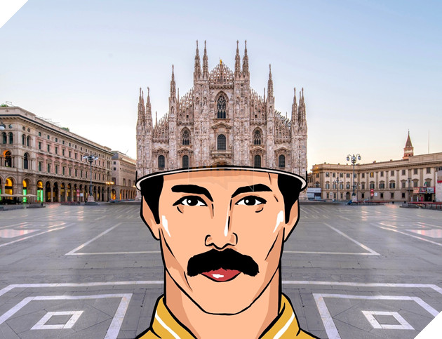 những công trình kiến trúc trở nên sinh động hơn qua các tác phẩm hội họa