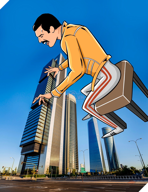 những công trình kiến trúc trở nên sinh động hơn qua các tác phẩm hội họa